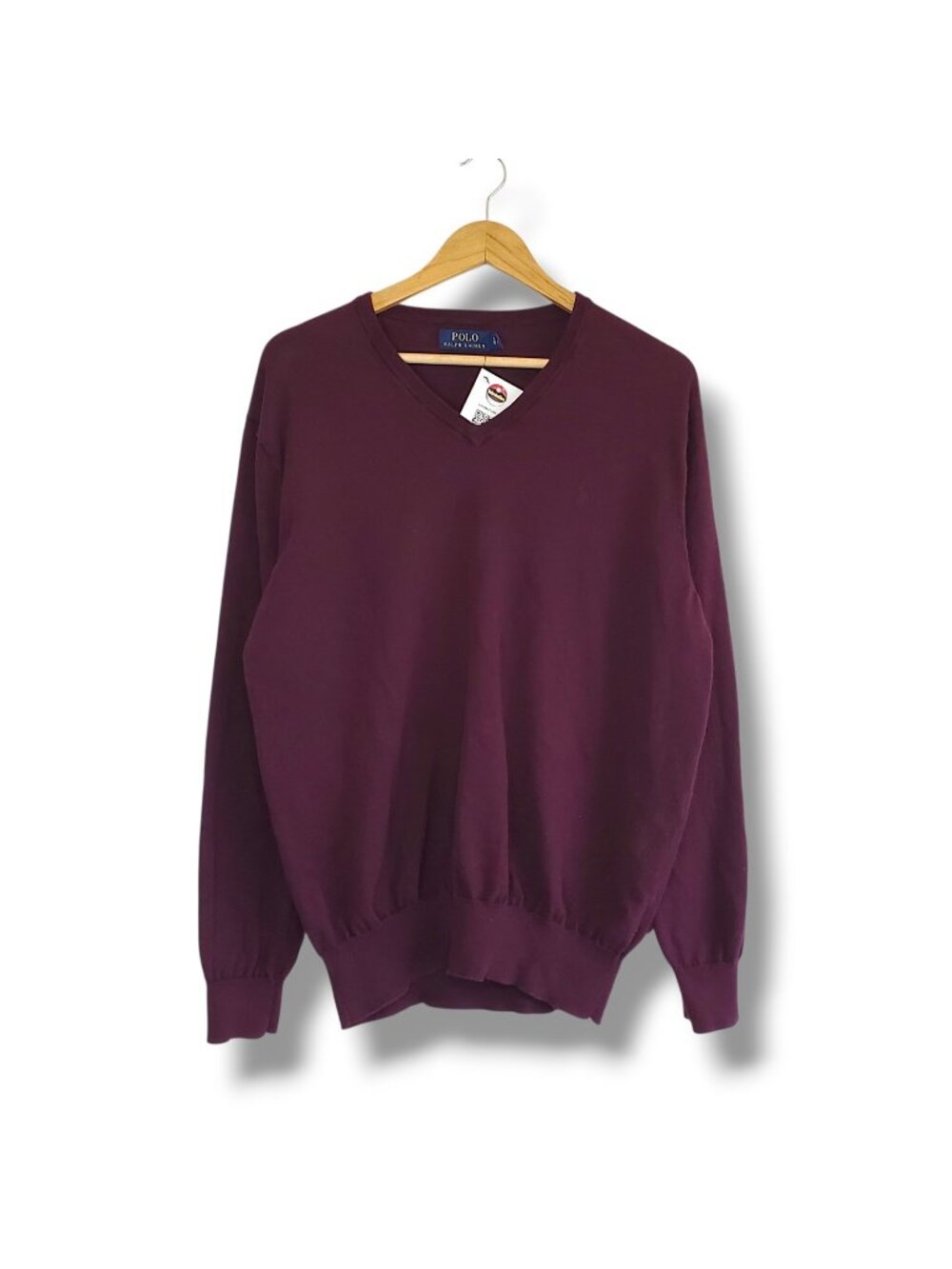Polo Ralph Lauren Light Knit Sweater Burgundy Size L